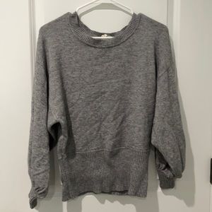 Cropped Grey Sweater